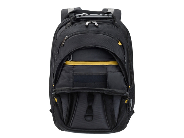 Рюкзак TORBER МЕГАПОЛИС с отделением для ноутбука 15.6", чёрный/серый, полиэстер, 37 х 17 х 45 см