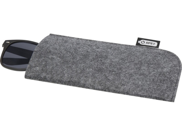 Чехол для очков Felta из материалов, переработанных согласно стандарту GRS, средне-серый