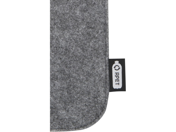Чехол для очков Felta из материалов, переработанных согласно стандарту GRS, средне-серый