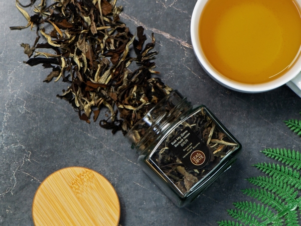 Чай белый, серия "Ceremony", Бай Му Дань (белый пион), стеклянная банка