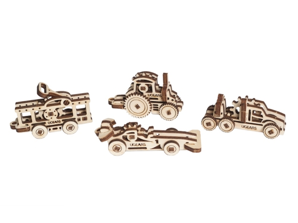 3D-ПАЗЛ UGEARS Фиджет Транспорт
