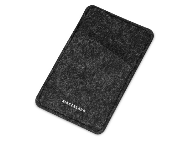 Картхолдер с креплением на телефон "Slot", темно-серый