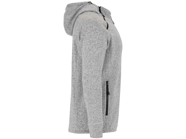 Толстовка на молнии "Everest", меланжевый белый