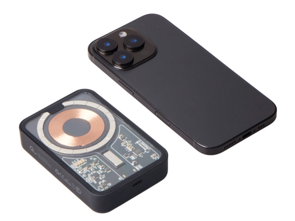 Беспроводной магнитный внешний аккумулятор с QC\PD «MagnifIQ», 10000 мАч, 15 Вт, черный