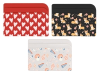 Картхолдер для 3-х карт с возможностью полноцветной УФ-печати, софт-тач Картхолдер для 3-х карт с возможностью полноцветной УФ-печати, софт-тач