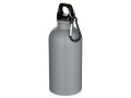 Oregon одностенная бутылка для воды с карабином, изготовленная из нержавеющей стали, сертифицированной по стандарту RCS, объемом 400 мл - Серый