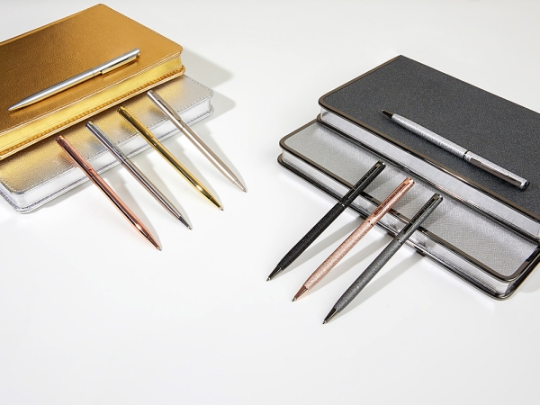 Ручка шариковая автоматическая BrunoVisconti® "PALERMO" цвет корпуса золотой, 0.7 мм