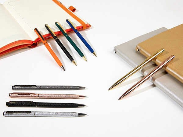 Ручка шариковая автоматическая BrunoVisconti® "PALERMO" цвет корпуса золотой, 0.7 мм