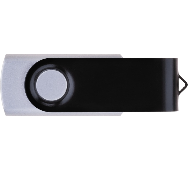 Флешка TWIST COLOR MIX Серебристая с черным 4016.06.08.16ГБ