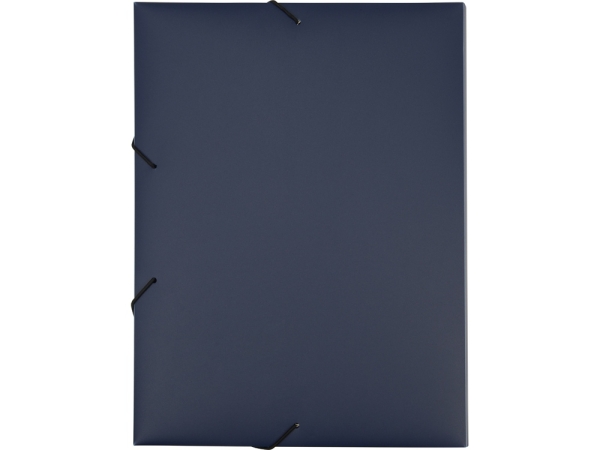 Папка формата А4 с резинкой, синий