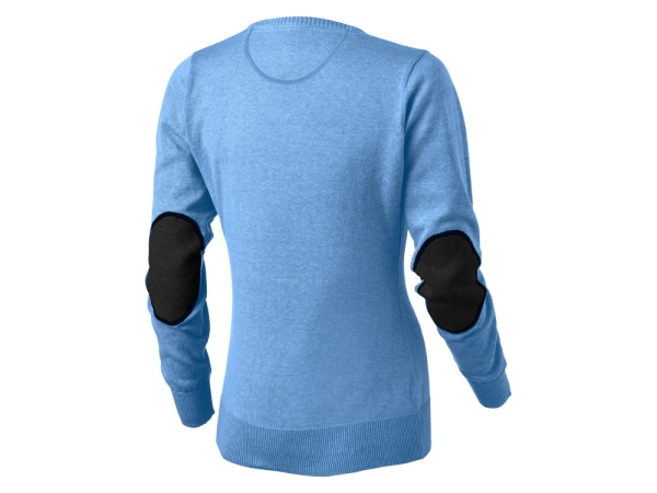 Пуловер Spruce женский с V-образным вырезом, светло-синий