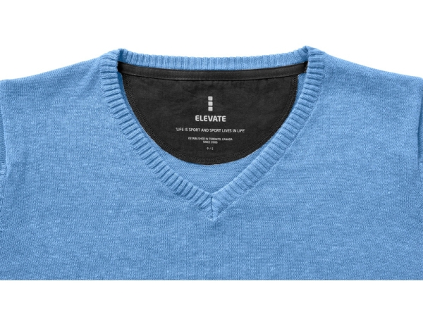 Пуловер Spruce женский с V-образным вырезом, светло-синий