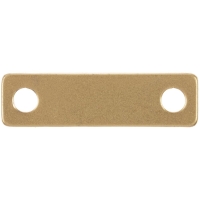 Шильдик металлический Alfa Liten, золотистый Шильдик металлический Alfa Liten, золотистый