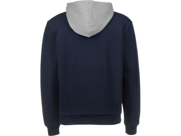 Толстовка с капюшоном "Amsterdam" мужская, темно-синий/серый меланж