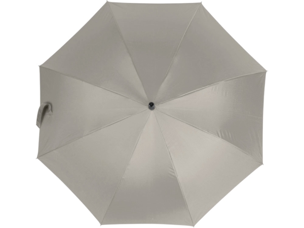 Зонт-трость Reviver с куполом из переработанного пластика, бежевый