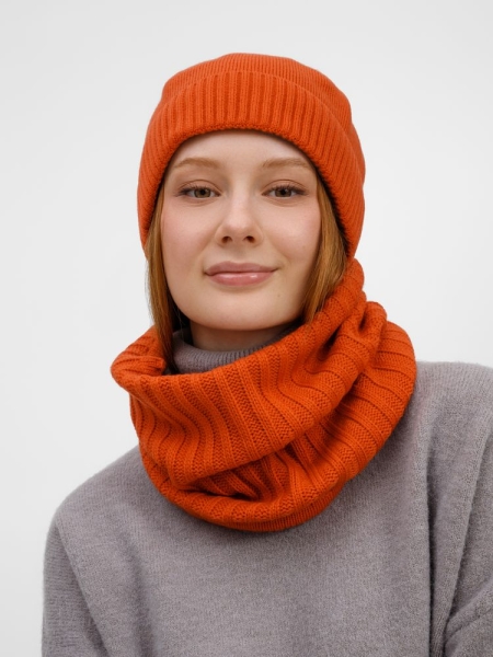 Снуд ComFleece, темно-оранжевый (кирпичный)