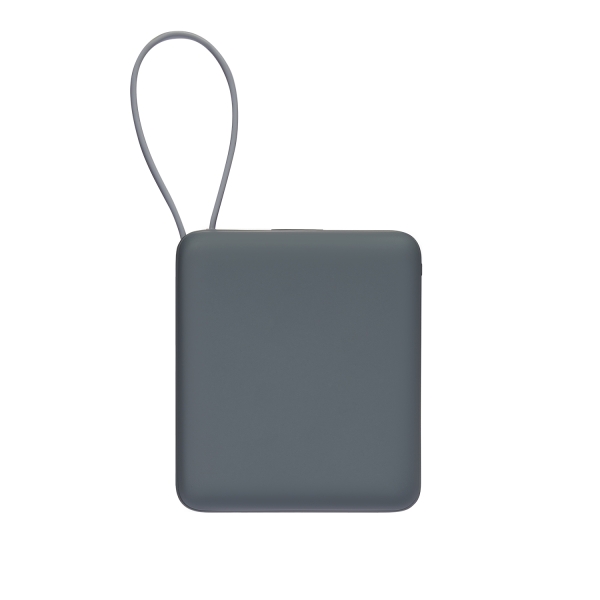 Внешний аккумулятор с подсветкой Ritter PD 10000mAh с функцией беспроводной зарядки 15W, серый