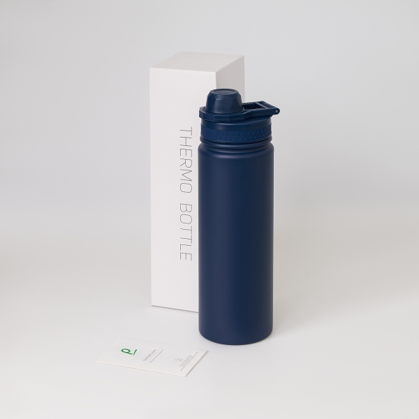 Термобутылка вакуумная герметичная Savona, синяя