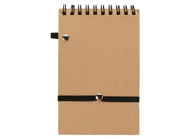 Блокнот B7 «Forli» с обложкой из пробки, натуральный + ручка из пробки "Evora", черный