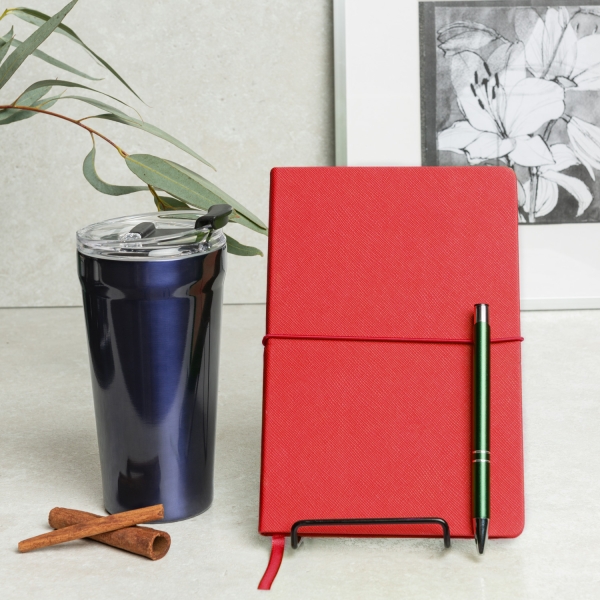 Термокружка вакуумная Forte, светло-синяя