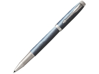 Ручка роллер Parker IM Premium T318  Blue Grey CT, стержень: F, цвет чернил: black, в подарочной упаковке. Ручка роллер Parker IM Premium T318  Blue Grey CT, стержень: F, цвет чернил: black, в подарочной упаковке.
