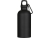 Oregon одностенная бутылка для воды с карабином, изготовленная из нержавеющей стали, сертифицированной по стандарту RCS, объемом 400 мл - Черный