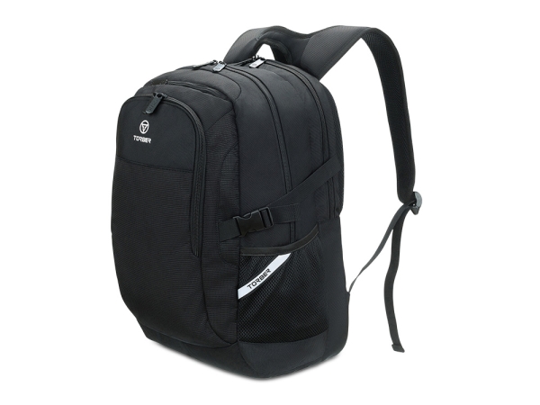 Рюкзак TORBER МЕГАПОЛИС с отделением для ноутбука 16", чёрный, полиэстер, 47 х 34 x 28 см
