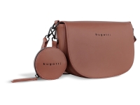 Сумка наплечная женская BUGATTI Almata, с кошельком, абрикосовая, полиуретан, 27х6х18,5 см Сумка наплечная женская BUGATTI Almata, с кошельком, абрикосовая, полиуретан, 27х6х18,5 см