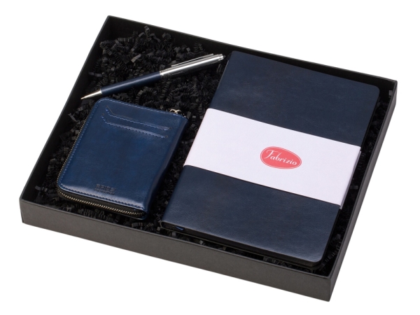 Подарочный набор "Fabrizio Large", темно-синий