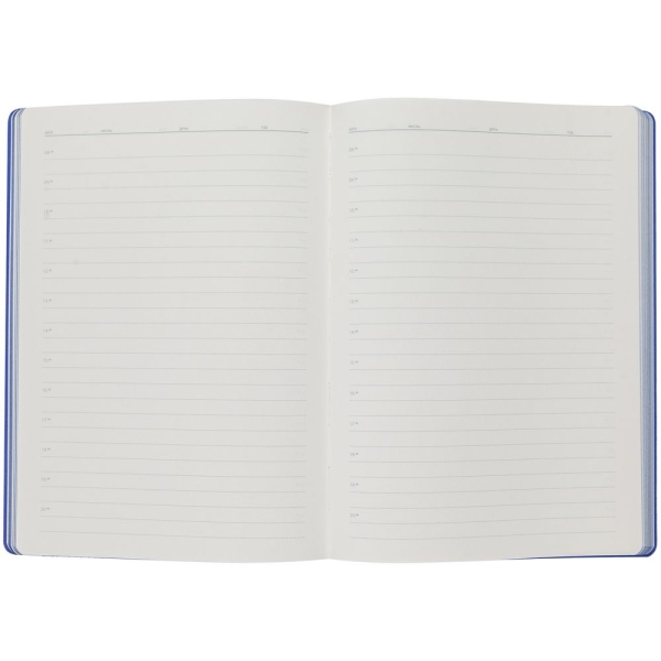 Ежедневник Flexpen, недатированный, серебристо-синий