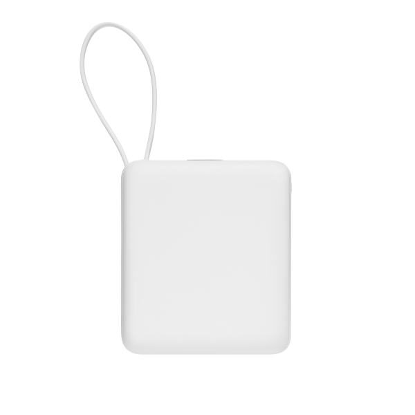 Внешний аккумулятор с подсветкой Ritter PD 10000mAh с функцией беспроводной зарядки 15W, белый