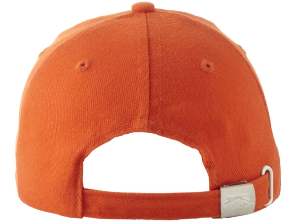 Бейсболка Challenge 6-ти панельная, оранжевый/натуральный