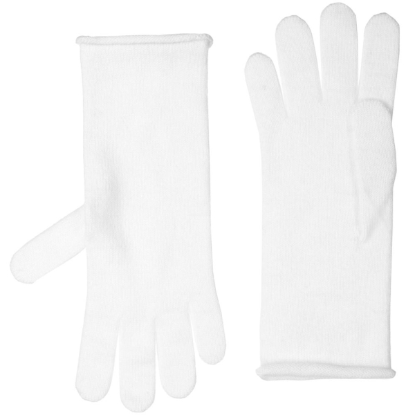 Перчатки Alpine, удлиненные, белые