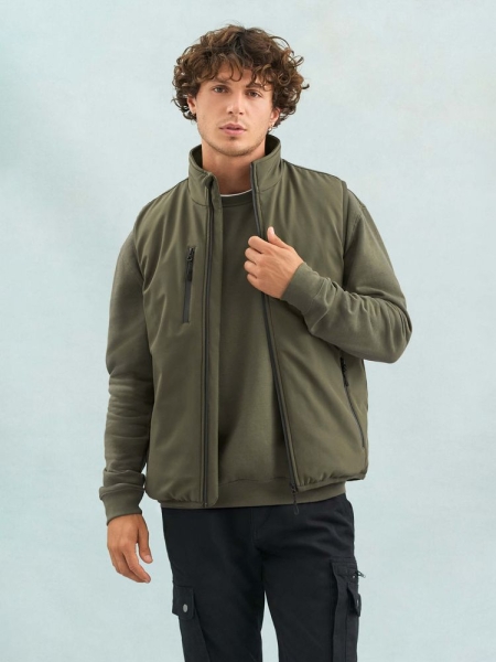 Жилет софтшелл унисекс Falcon BW, черный