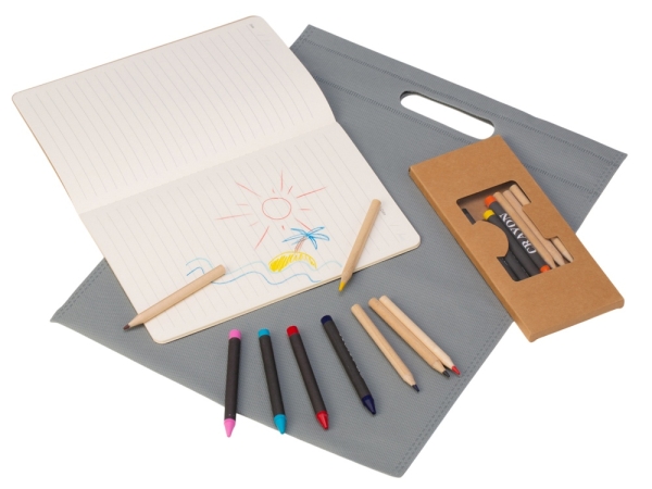 Подарочный набор для творчества "Les Artistes", натуральный/серый