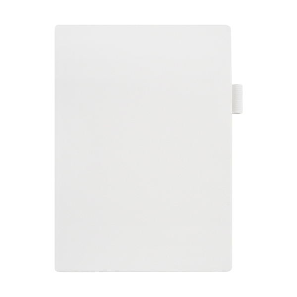 Ежедневник недатированный А5 «Гранд» на резинке, белый