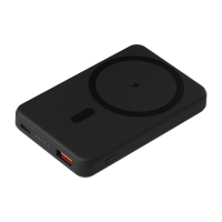 Внешний аккумулятор Largo PD 5000mAh с функцией беспроводной зарядки 15W, черный Внешний аккумулятор Largo PD 5000mAh с функцией беспроводной зарядки 15W, черный