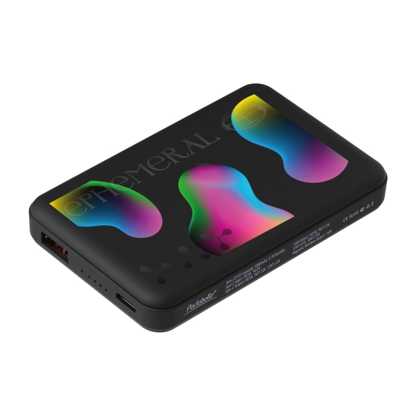 Внешний аккумулятор Largo PD 5000mAh с функцией беспроводной зарядки 15W, черный