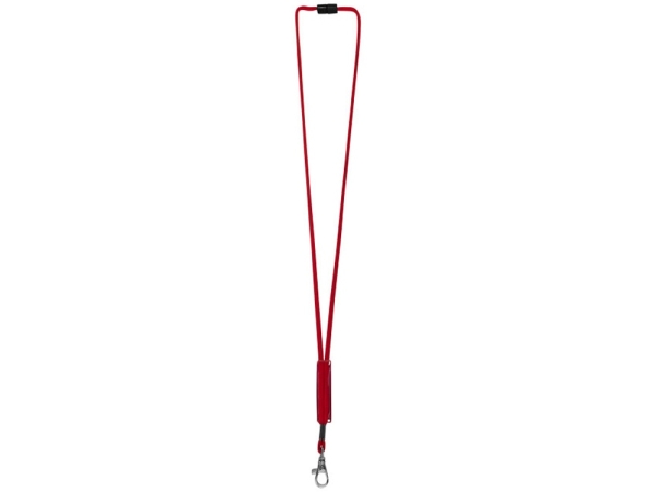 Шнурок Landa с регулируемой вставкой, красный