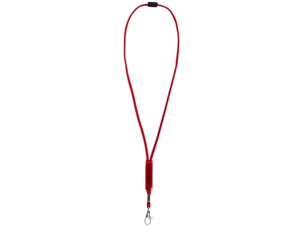Шнурок Landa с регулируемой вставкой, красный