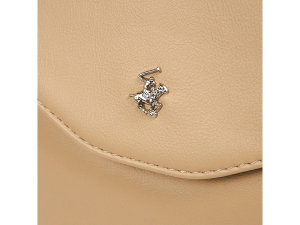 Рюкзак женский Beverly Hills Polo Club, бежевый/стальной