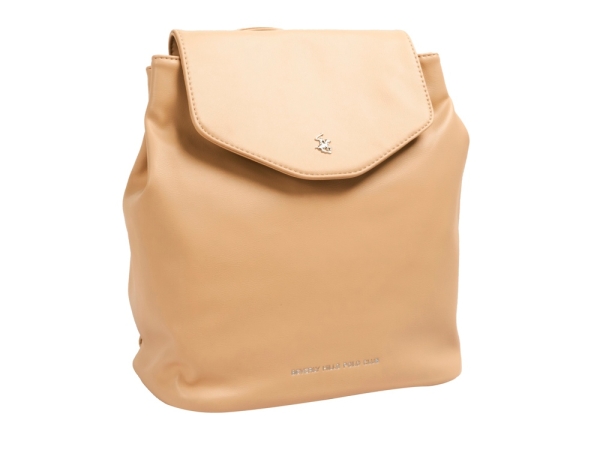 Рюкзак женский Beverly Hills Polo Club, бежевый/стальной