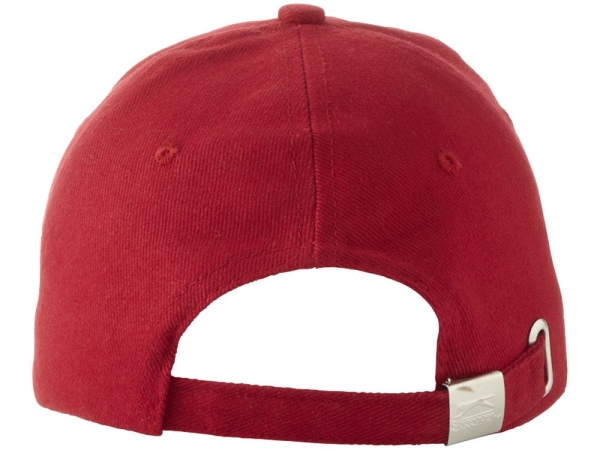 Бейсболка Challenge 6-ти панельная, красный/натуральный