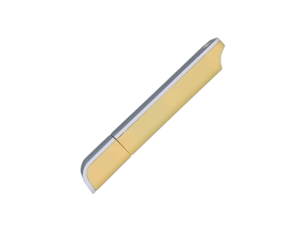 Флешка 3.0 прямоугольной формы, оригинальный дизайн, двухцветный корпус, 128 Гб, желтый/белый