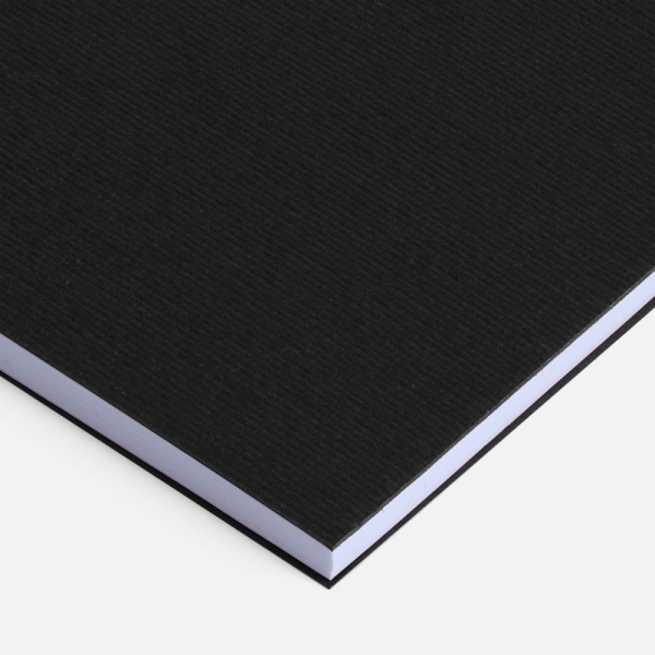 Блокнот Salvador в клетку, черный