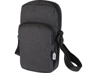 Сумка для телефона "Ross" из переработанного материала, древесный уголь Сумка для телефона "Ross" из переработанного материала, древесный уголь