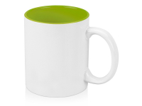 Кружка «Gain» 320мл, белый/зеленое яблоко Кружка «Gain» 320мл, белый/зеленое яблоко