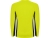 Футболка "Shanghai " мужская с длинным рукавом, неоновый желтый/черный