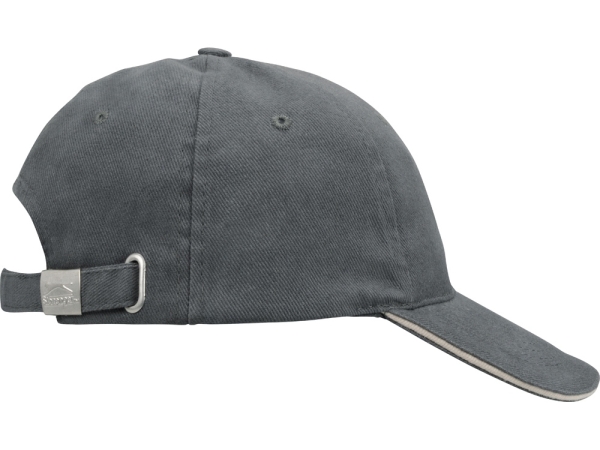 Бейсболка Challenge 6-ти панельная, серый/белый