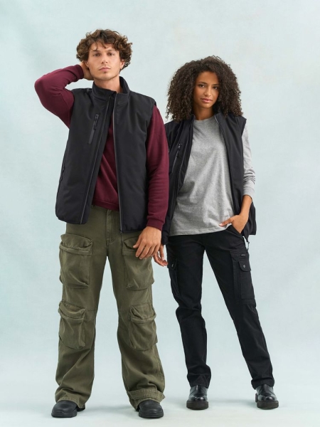 Жилет софтшелл унисекс Falcon BW, красный